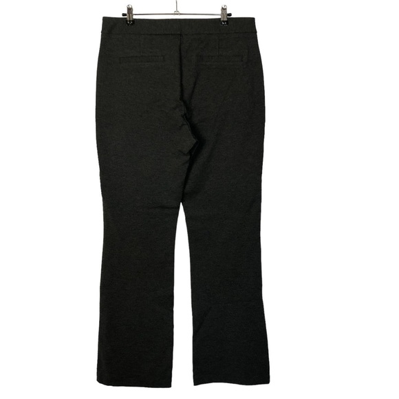 NYDJ Dark Charcoal Gray Ponte High Rise Dress Trouser Pants 12 - Picture 1 of 2